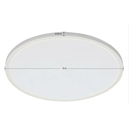 Feit Electric 15” Round Ceiling Fixture with Night Light