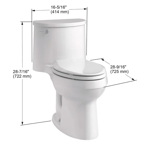 Kohler Adair One-Piece Elongated Toilet