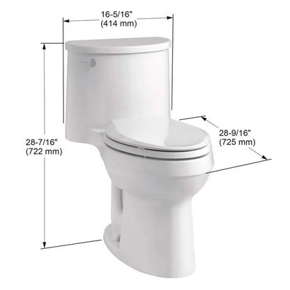 Kohler Adair One-Piece Elongated Toilet