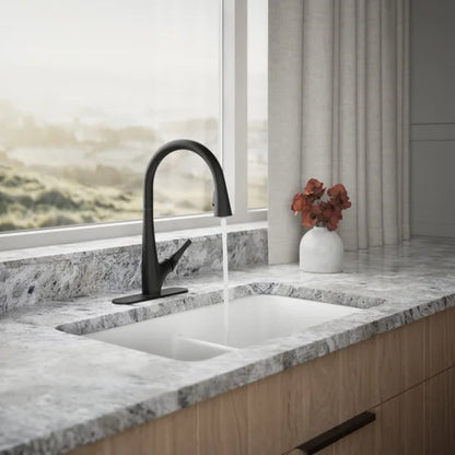 Kohler Bevin Pull-down Kitchen Faucet Matte Black
