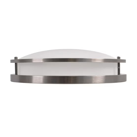 Energetic Lighting 14-Inch LED Flush-Mount Light Fixtures, 2-Pack