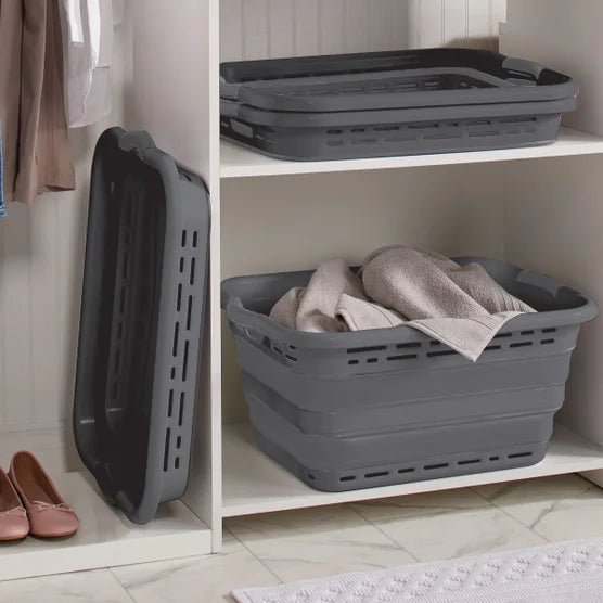 Pop N’ Load Collapsible Laundry Basket 2-pack