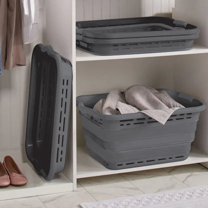 Pop N’ Load Collapsible Laundry Basket 2-pack