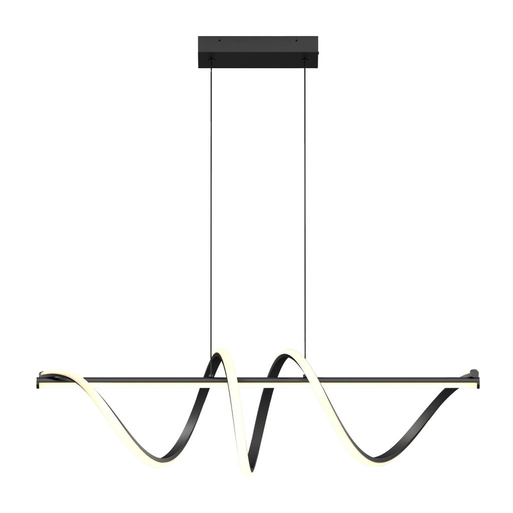 Artika Coda 36 in. Integrated LED Pendant Light - Matte Black