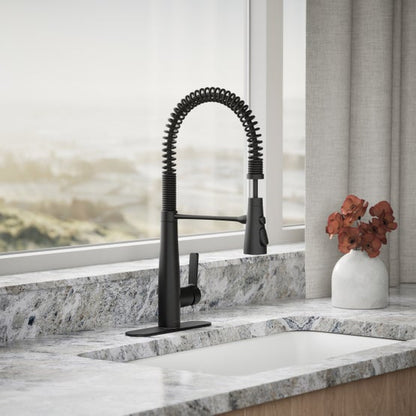 Kohler Vind Semi-Professional Pull-down Kitchen Sink Faucet Matted Black Open Box