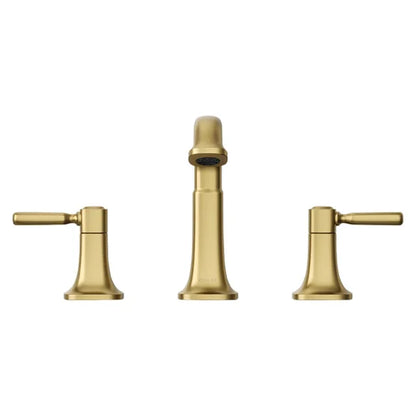 Kohler Terzet Widespread Bathroom Sink Faucet Gold