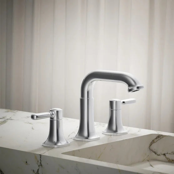 Kohler Terzet Widespread Bathroom Sink Faucet Polished Chrome