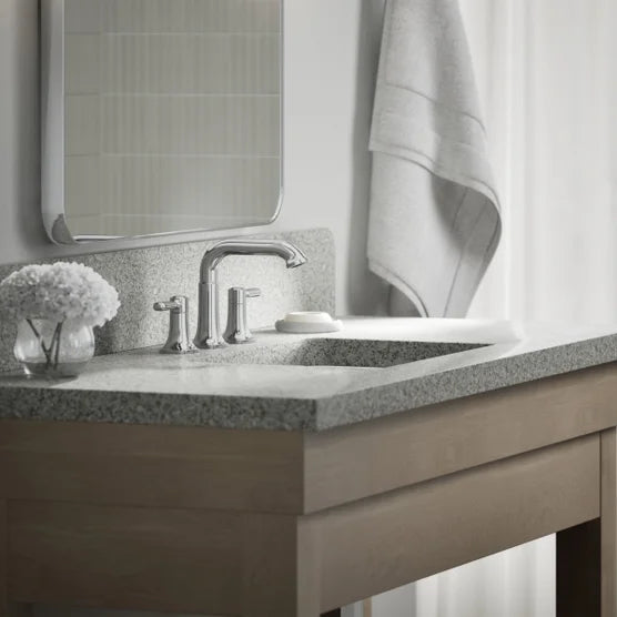 Kohler Terzet Widespread Bathroom Sink Faucet Polished Chrome
