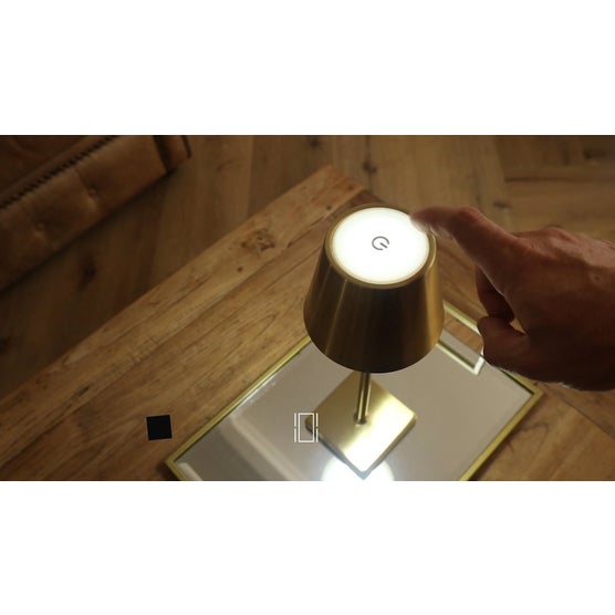 Mikasa Rechargeable 14-Inch LED Lamps with Touch Control, Set of 2