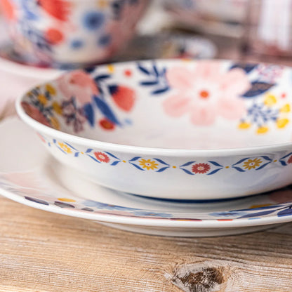 over&back Spring Garden 4-piece Dinner Plate Set by Jess Phoenix