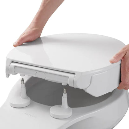 Kohler K-27931-0 Border Elevated Quiet-close Toilet Seat Round