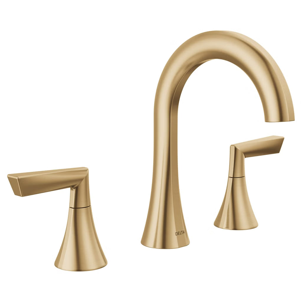 Delta Rinna Two-Handle Widespread Bathroom Faucet, Champagne Bronze