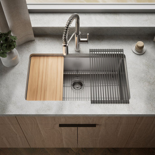 Kohler Provo 33-Inch Dual-Mount Workstation Kitchen Sink Kit