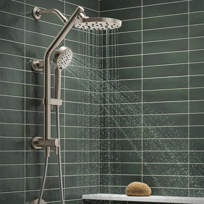 Kohler HydroRail 3-in-1 Showerhead and Column Kit, Brushed Nickel
