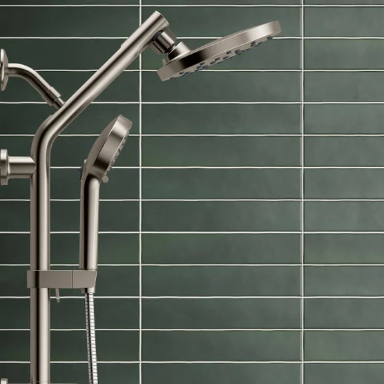 Kohler HydroRail 3-in-1 Multifunction Showerhead and Column Kit Brush Nickel Open Box