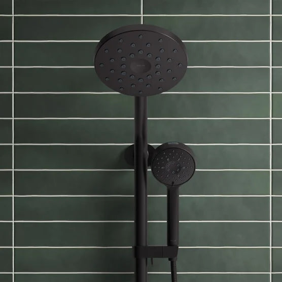 Kohler HydroRail 3-in-1 Multifunction Showerhead and Column Kit Black