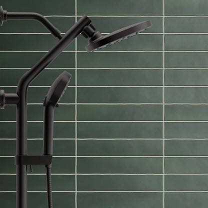 Kohler HydroRail 3-in-1 Multifunction Showerhead and Column Kit Black