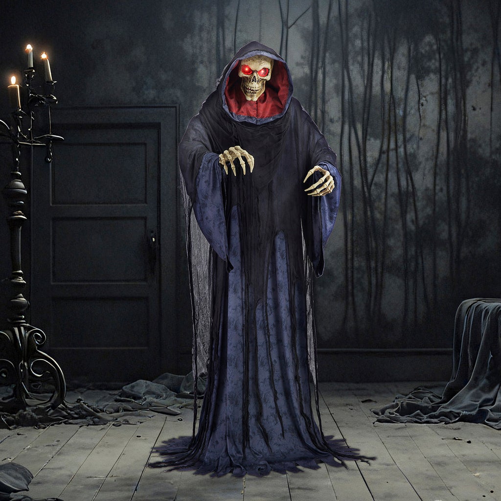5 ft. to 6.8 ft. Animated Rise Up Reaper