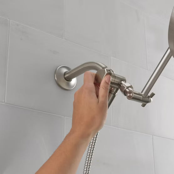 Delta 8-Inch Raincan Shower Head & Hand Shower, Brushed Nickel
