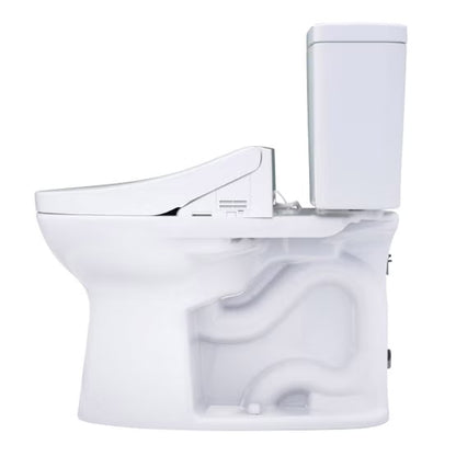 TOTO Drake 2-Piece Elongated Toilet with C5 WASHLET Bidet Seat, Cotton White