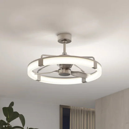 Artika Sunnyvale 28” Fandelier with Remote  Brushed Nickel