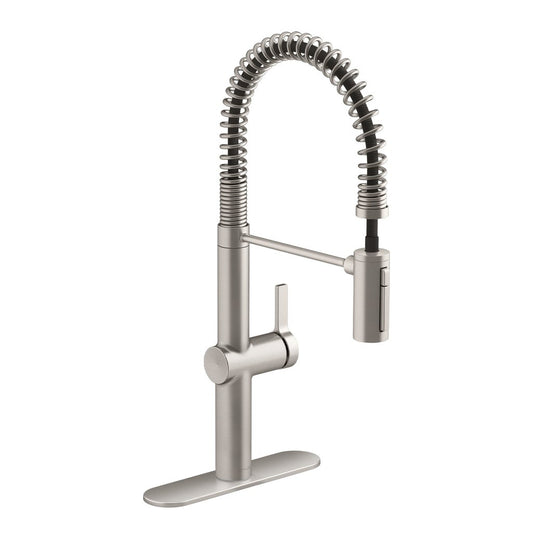 Kohler Haku Semi-Professional Kitchen Faucet, Brushed Nickel