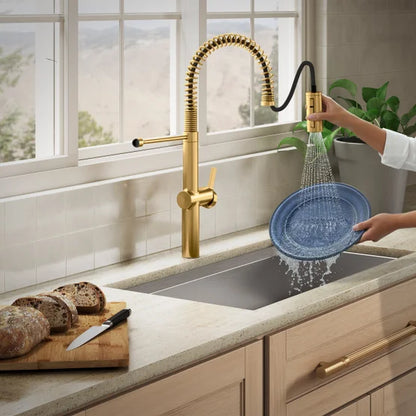 Kohler Haku Semi-professional Kitchen Sink Faucet Gold