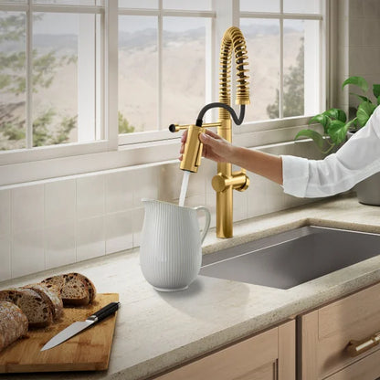 Kohler Haku Semi-professional Kitchen Sink Faucet Gold