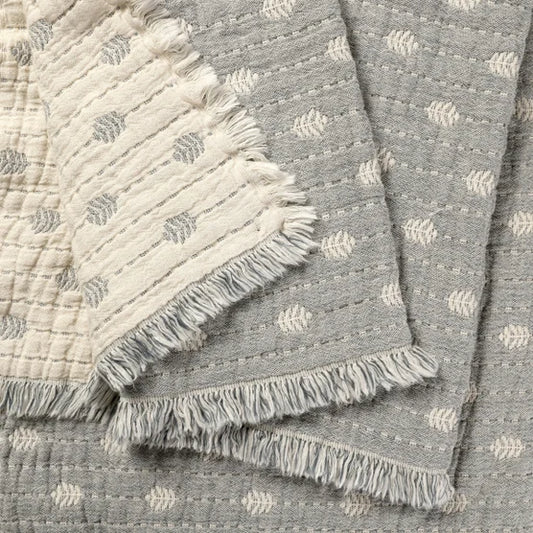 Reversible Cotton Throw