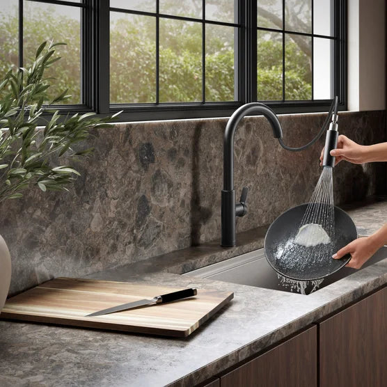 Kohler Rodean Kitchen Sink Faucet Black