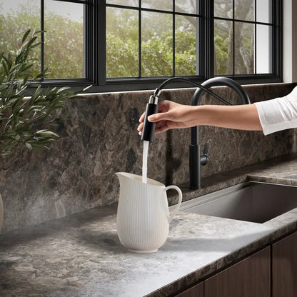 Kohler Rodean Kitchen Sink Faucet Black
