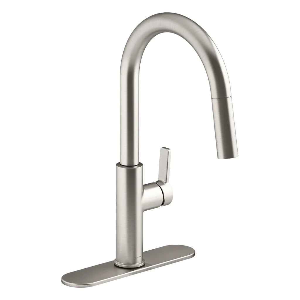 Kohler Rodean Kitchen Sink Faucet Stainless Steel Open Box