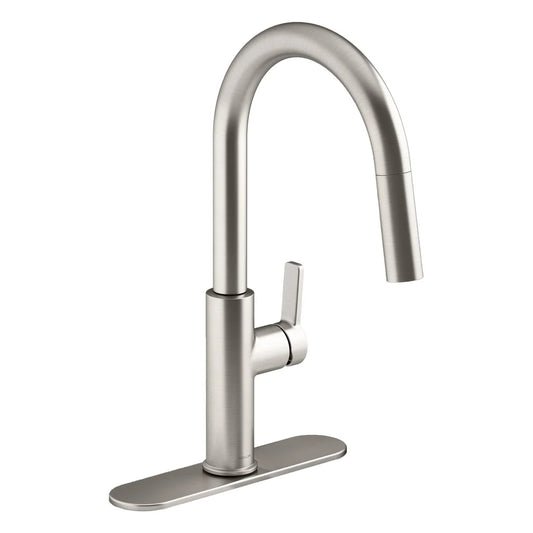 Kohler Rodean Kitchen Sink Faucet Stainless Steel Open Box