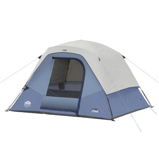 CORE 6-Person Lighted Dome Tent - Open Box