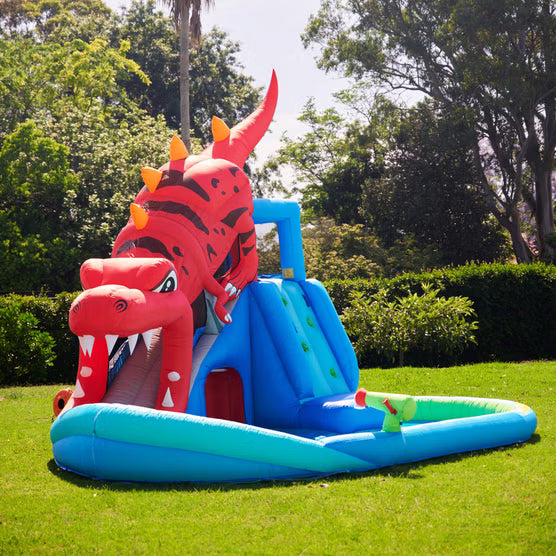 Happy Hop Dinosaur Cave Adventure Inflatable Waterpark