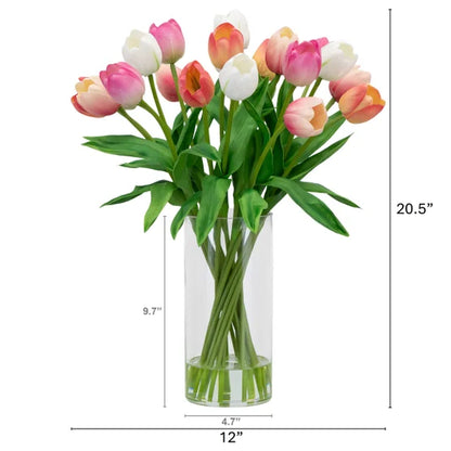 Faux 20” Tulip Arrangement