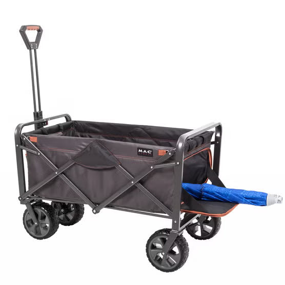 Mac Sports XL Folding Wagon with Brakes