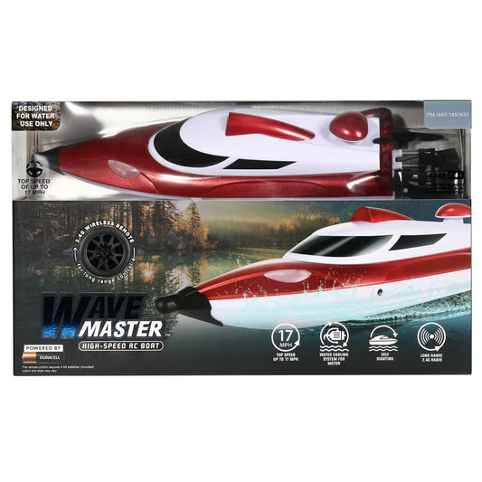Wave Master High-Speed RC Boat - Assorted Color