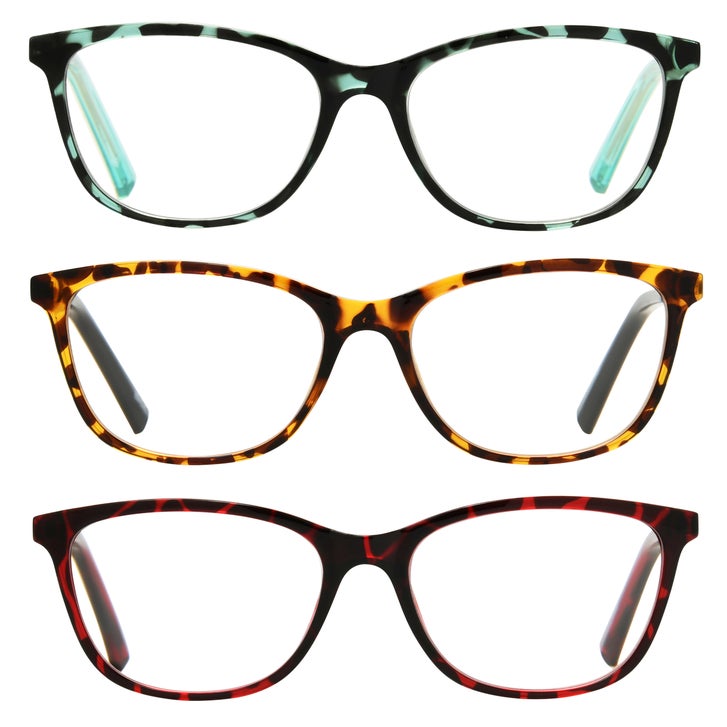 Design Optics by Foster Grant #669 Upsweep Cateye Reading Glasses, 3-Pack, +2.50 - photo 1