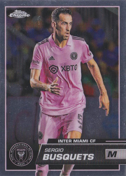 2023 Topps Chrome MLS #116 - Sergio Busquets - Inter Miami CF