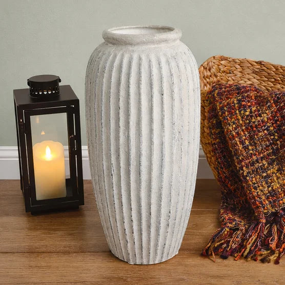 Elements Rustic Ceramic Vase, Temple