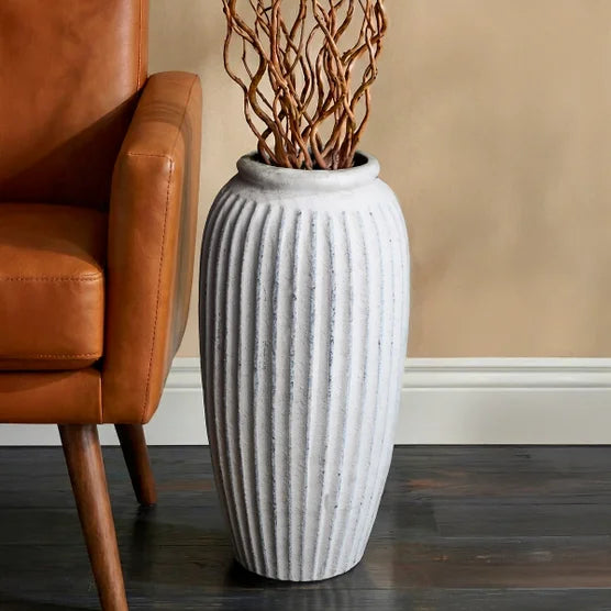 Elements Rustic Ceramic Vase, Temple