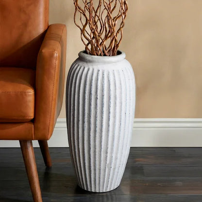 Elements Rustic Ceramic Vase, Temple