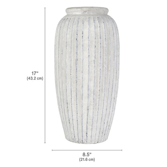 Elements Rustic Ceramic Vase, Temple