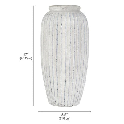 Elements Rustic Ceramic Vase, Temple
