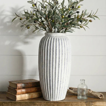 Elements Rustic Ceramic Vase, Temple
