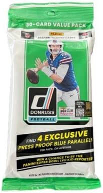 2022 Panini Donruss Football Jumbo Cello Fat Pack - 30 Trading Cards Inside
