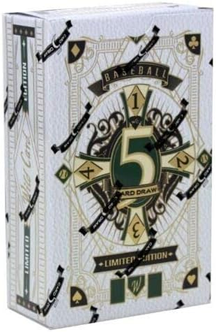 Wild Card 2022 Five Card Draw Baseball Hobby Box 5 Autographs Per Box Including a 1/1