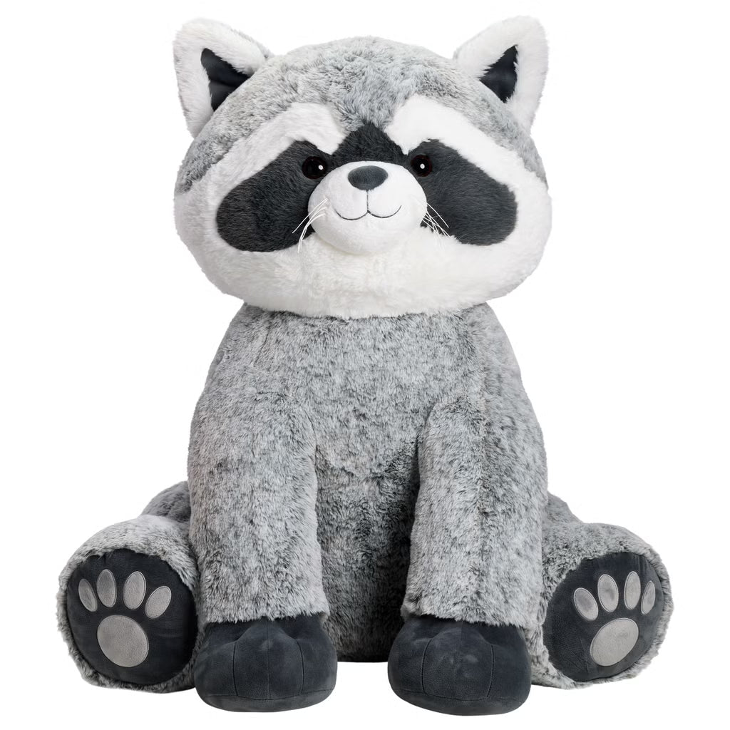 Hugfun Jumbo Baby Raccoon Plush, 53-Inch