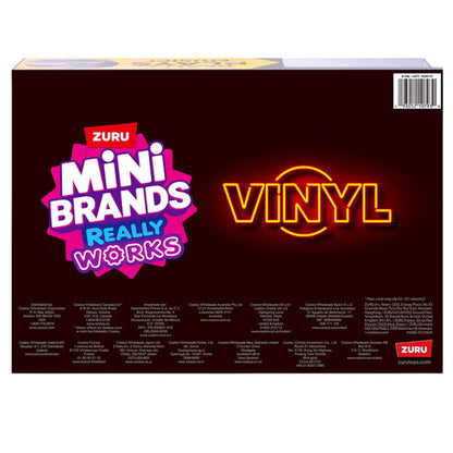 Mini Brands Mini Vinyls, 3 Capsules - New, Damaged Box